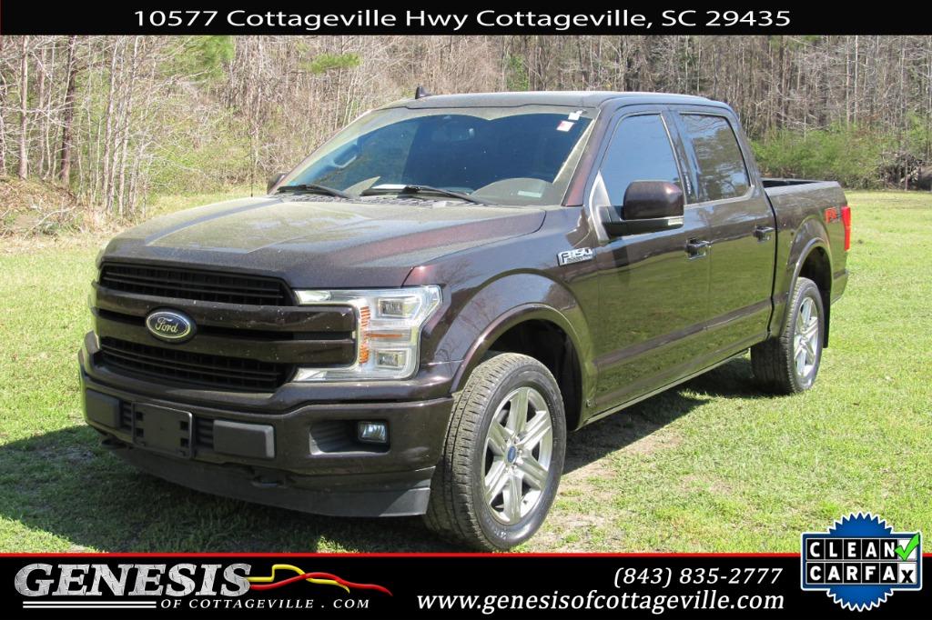 Used 2018 Ford F-150 Lariat with VIN 1FTEW1E54JFB23264 for sale in Cottageville, SC