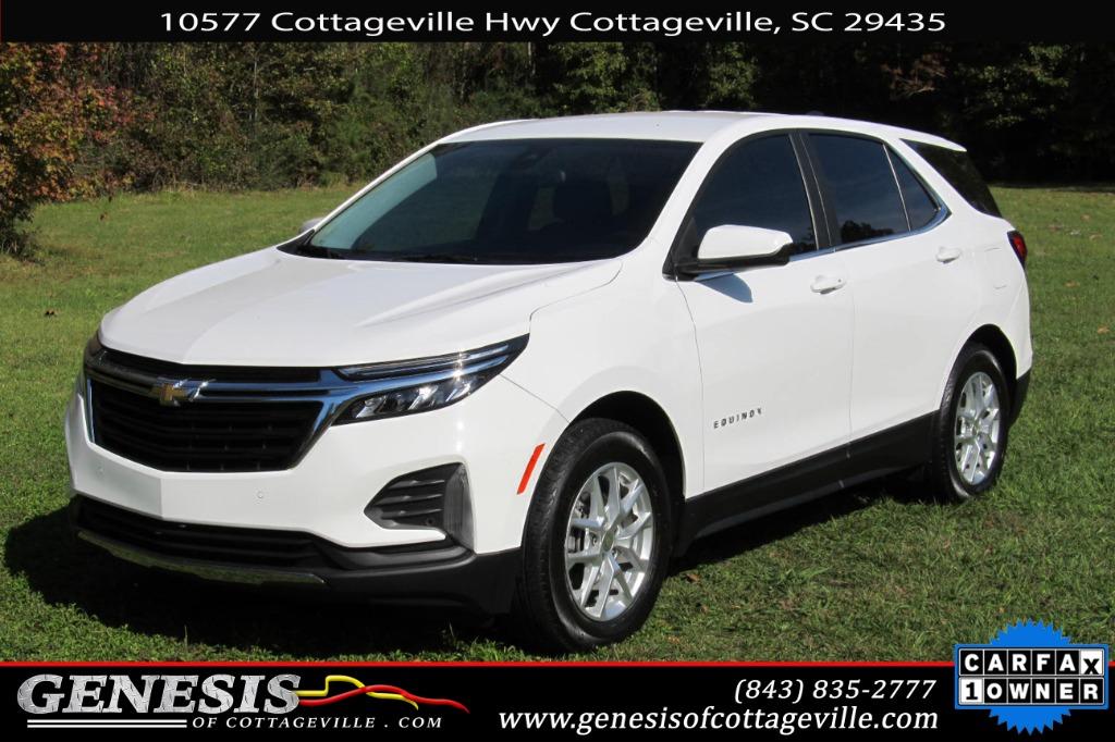 Used 2022 Chevrolet Equinox LT with VIN 3GNAXKEV5NL108096 for sale in Cottageville, SC