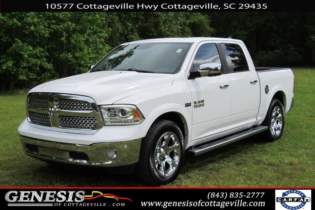 Used 2016 RAM Ram 1500 Pickup Laramie with VIN 1C6RR6NT8GS100842 for sale in Cottageville, SC