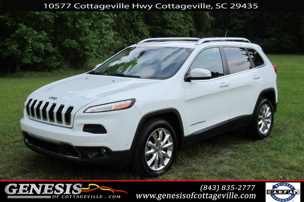 Used 2014 Jeep Cherokee Limited with VIN 1C4PJLDS1EW245600 for sale in Cottageville, SC