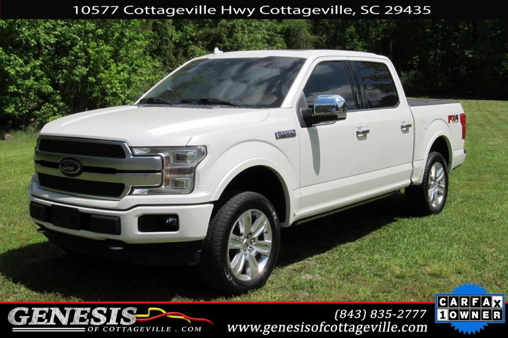 Used 2018 Ford F-150 Platinum with VIN 1FTEW1EG2JFA08972 for sale in Cottageville, SC