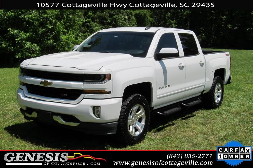 Used 2018 Chevrolet Silverado 1500 LT Z71 with VIN 3GCUKREC8JG345454 for sale in Cottageville, SC