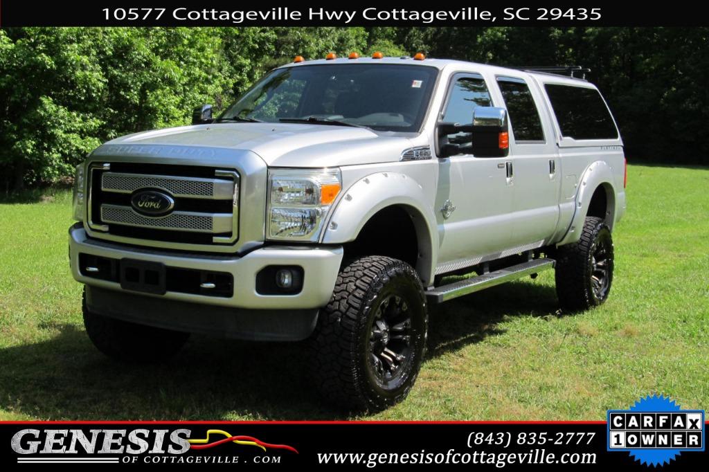 Used 2015 Ford F-350 Super Duty Platinum with VIN 1FT8W3BT4FEC85971 for sale in Cottageville, SC