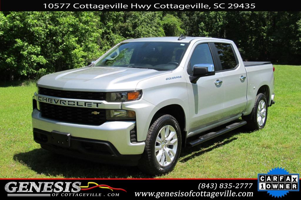Used 2022 Chevrolet Silverado 1500 Limited Custom with VIN 1GCPWBEKXNZ177161 for sale in Cottageville, SC