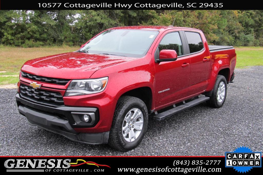 Used 2021 Chevrolet Colorado LT with VIN 1GCGSCEA4M1258324 for sale in Cottageville, SC