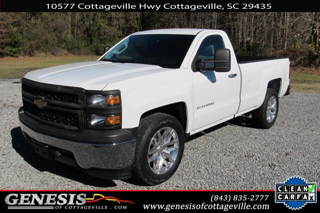 Used 2014 Chevrolet Silverado 1500 Work Truck 1WT with VIN 1GCNCPEH4EZ381276 for sale in Cottageville, SC
